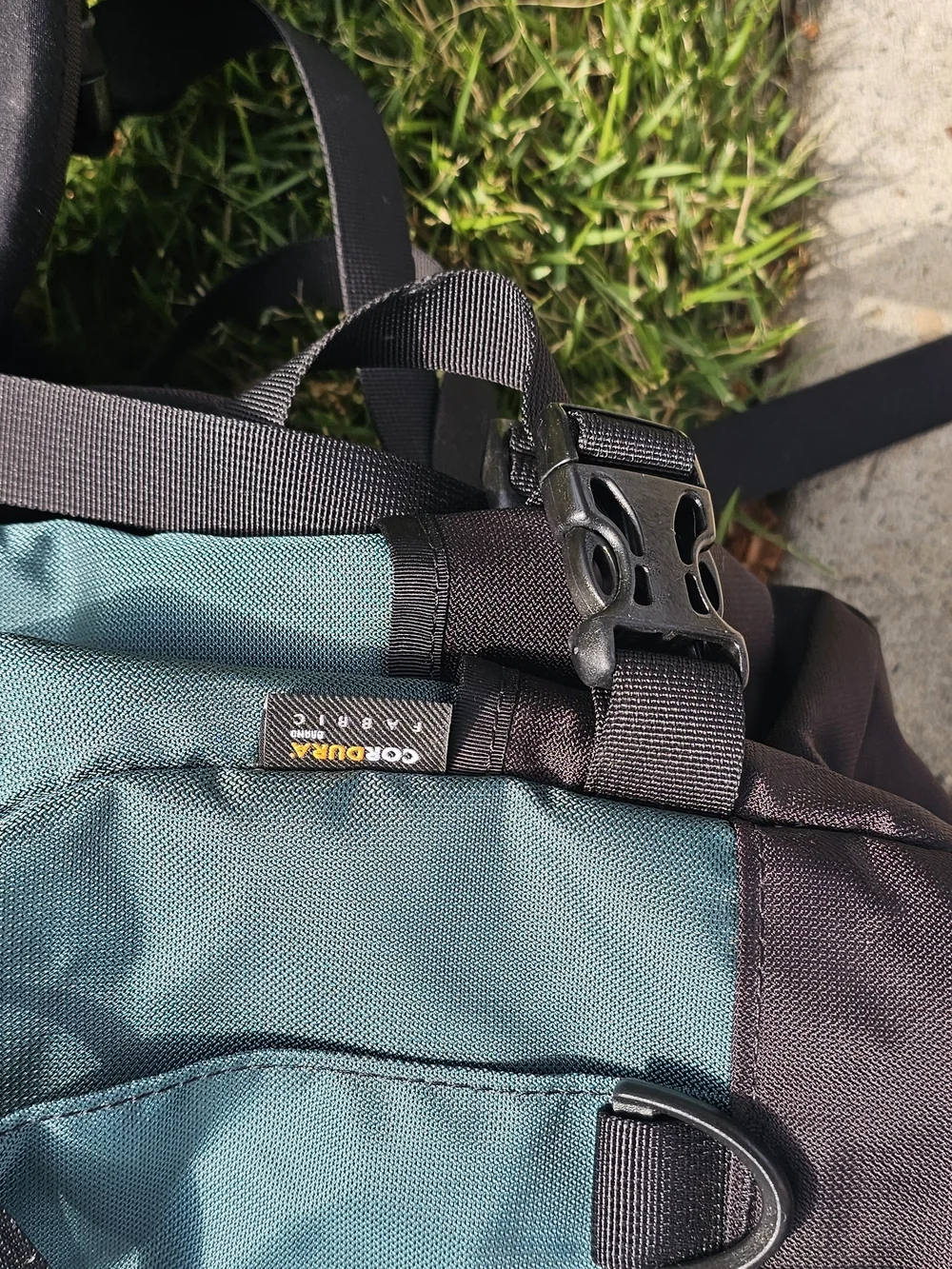 Granite Gear Men's Teal and Black Roll-Top Hiking Backpack
